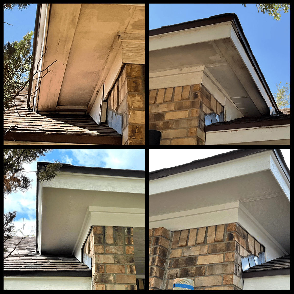 Haviland Home Services - Before and After Soffit Repair