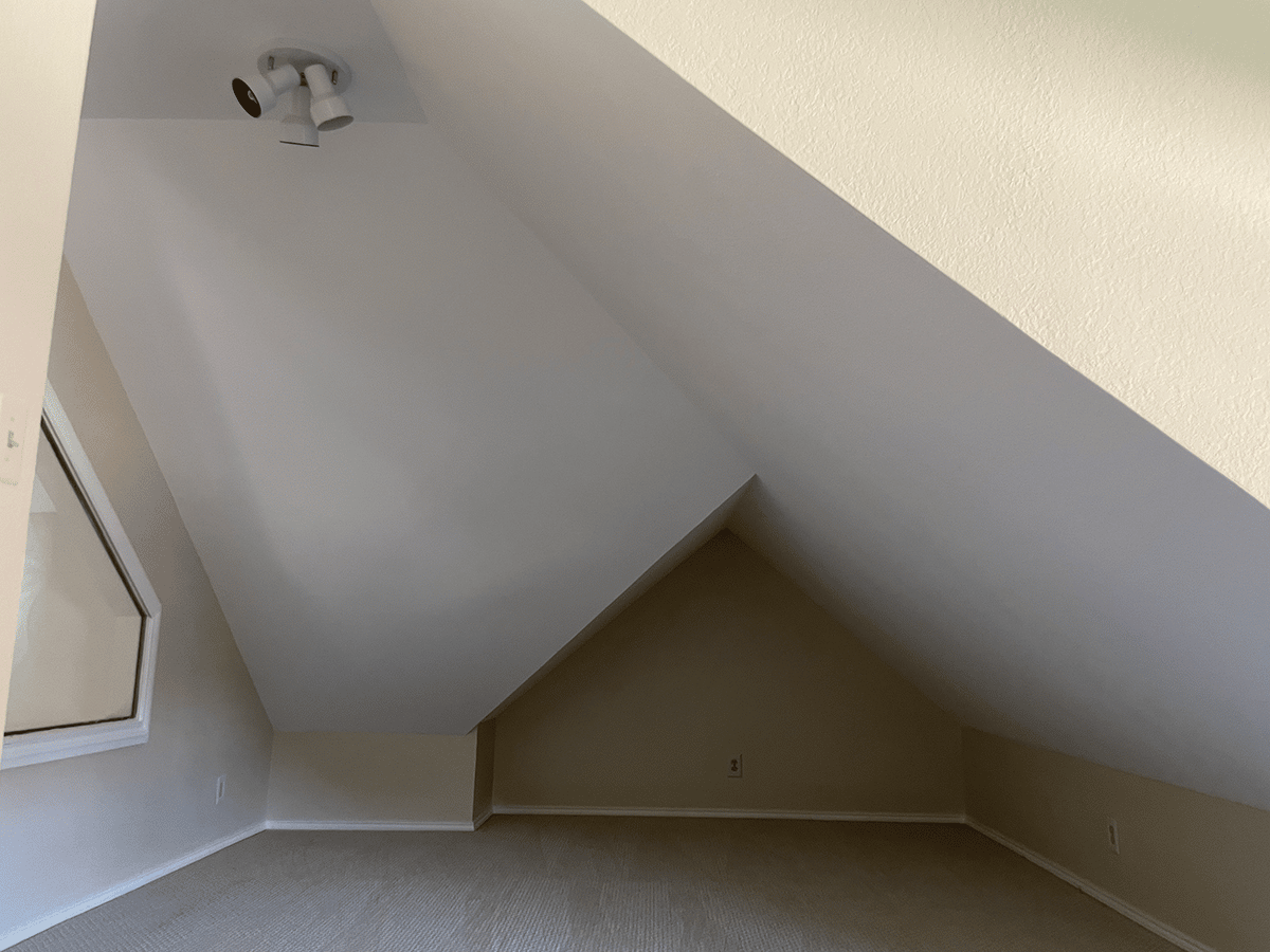 Haviland popcorn ceiling removal - after